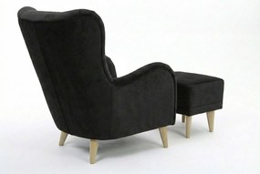 Fotel Roland z podnóżkiem-ergonomiczny, komfortowy i ponadczasowy design