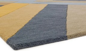 Szaro-żółty dywan Asiatic Carpets Big Zig, 160x230 cm