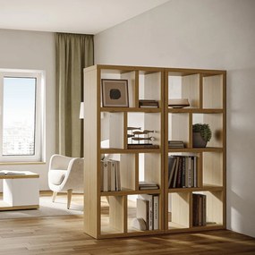 Regał w dekorze dębu 70x159 cm Berlin – TemaHome