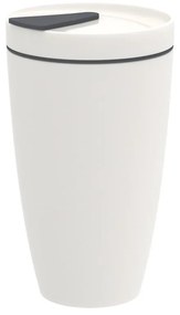 Biały porcelanowy kubek podróżny Villeroy &amp; Boch Like To Go, 350 ml