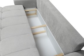 Kanapa Lutario z funkcją spania - szara plecionka hydrofobowa Venice 2023