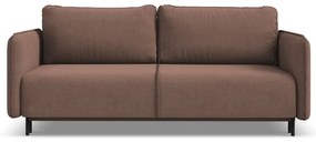 Różowa rozkładana/ze schowkiem sofa 226 cm Luana – Makamii