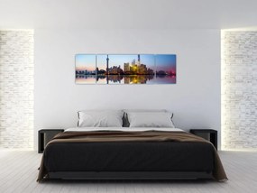 Obraz porannego nieba nad Szanghajem (170x50 cm)
