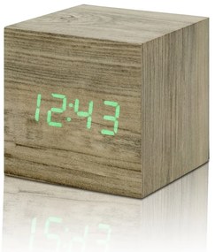 Budzik cyfrowy Wooden Cube Click – Gingko