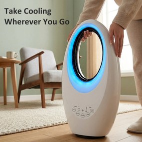HOMCOM turmventilator säulenventilator rotorloser ventilator ohne flügel | Aosom PL