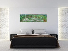 Obraz - Claude Monet, The Japanese Footbridge, reprodukcje (170x50 cm)