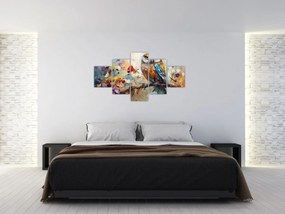 Obraz - Malowana sowa (125x70 cm)
