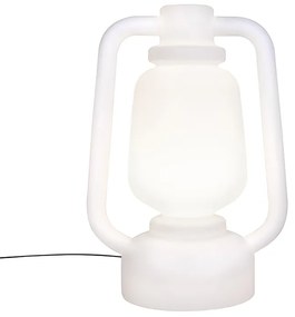 Lampa podłogowa biała 110 cm IP44 - Storm Extra Large