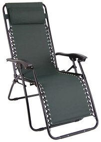 Fotel ogrodowy rozkładany Relax zielony PATIO