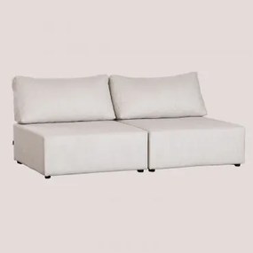 2-czesciowa Sztruksowa Sofa Modulowa Kata Sand Grey - Sklum