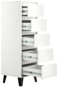 Komoda BOGAN 5S40, biała