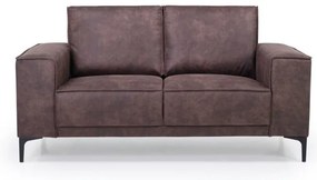 Brązowa sofa z imitacji skóry 164 cm Copenhagen – Scandic
