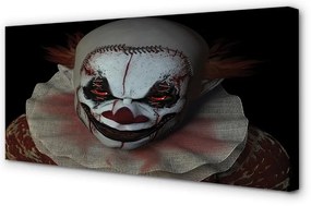 Obraz drukowany na płótnie Straszny Klaun
