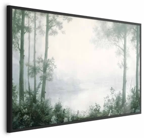 Plakat Lasek i staw 60x40 cm z ramą czarną bez marginesu ARTGEIST B