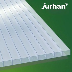 Poliwęglan komorowy MARK 6mm, 60,5x121x0,6cm, 10 szt., przezroczysta Jurhan