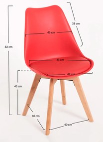 Zestaw 4 krzese Synk Basic