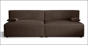 Brązowa rozkładana sofa - Lider 3X