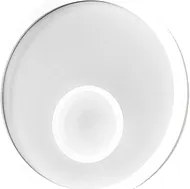 Kinkiet LED Melania, 30 W, biały, 1300 lm, ciepłe światło 3000 K, satynowane aluminium i metakrylan, IP20, nowoczesny design, średnica 30 cm