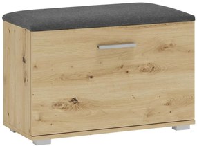 Na buty szafka z siedziskiem - dąb artisan L9-D34