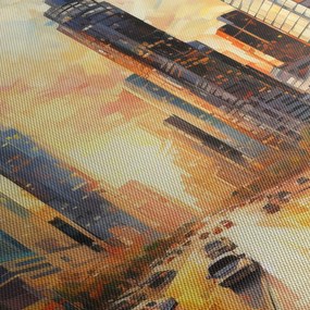 Obraz - Malowanie miasta (125x70 cm)
