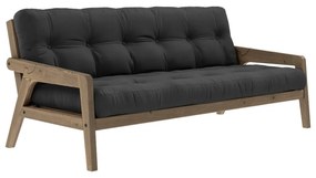 Szara rozkładana sofa 204 cm Grab – Karup Design