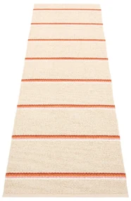 Ceglasto-kremowy chodnik odpowiedni na zewnątrz 70x240 cm Olle Brick Cream – Pappelina