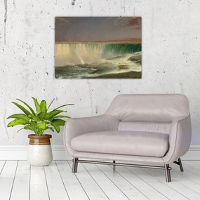 Obraz na szkle - Frederic Edwin Church, Niagara, reprodukcje (70x50 cm)