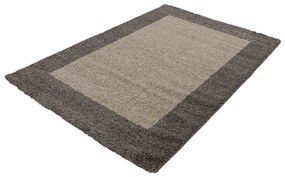 Dywan shaggy Life brązowo-beżowy 60 cm x 110 cm