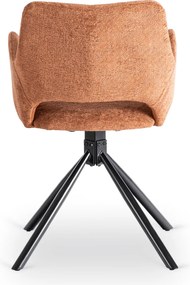 Krzesło Tapicerowane FLAV Rude Nowoczesne