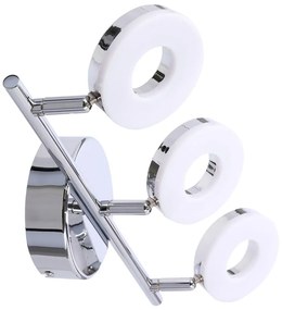 Lampa sufitowa LED w kolorze srebra z połyskiem 47x16 cm Thema – Candellux Lighting