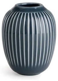 Antracytowy kamionkowy wazon Kähler Design Hammershoi, ⌀ 8,5 cm