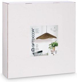 Lampa sufitowa VELTO pleciony klosz, 55 cm