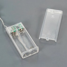 Ozdobna lina z oświetleniem LED, 25 LED, ciepła biel