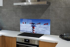 Panel szklany do Kuchni Brazylijski Sztandar