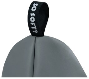 Czerwony worek do siedzenia z imitacji skóry Lull XL – So Soft?