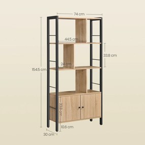 Regał na książki, dokumenty - sonoma - LBC022B11