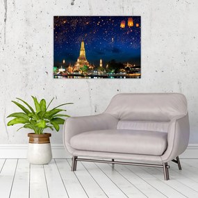 Obraz - Lampiony szczęścia, Bangkok (70x50 cm)