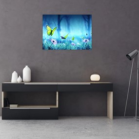 Obraz - Mistyczna leśna polana (70x50 cm)