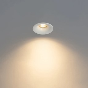 Zestaw 6 białych opraw wpuszczanych GU10 50 mm - Gijs