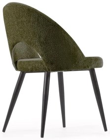 Zielone krzesła zestaw 4 szt. Mael – Kave Home