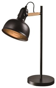 Czarna metalowa lampa stołowa (wysokość 56 cm) Reno – Candellux Lighting