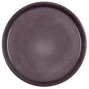 Czarno-fioletowy talerz kamionkowy ø 27 cm Mensa − Bitz