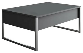 Stolik konferencyjny Luxe Anthracite and Silver