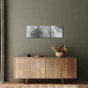 Obraz - Motyw drzewa (z zegarem) (90x30 cm)