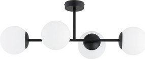 Przysufitowy żyrandol GLORENA 4xE14/10W/230V czarny