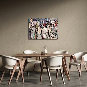Obraz - Jazzowa noc (70x50 cm)