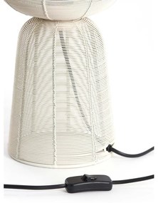 Kremowa lampa stołowa (wysokość 42 cm) Aboso – Light &amp; Living