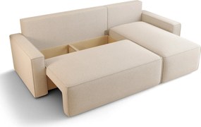 Grafitowy rozkładany narożnik z pojemnikiem N5-N78