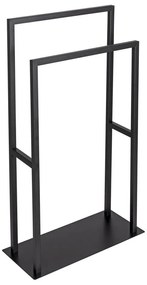 WENKO 26056100 - Stojak na ręczniki RIVALTA 46x80 cm stal nierdzewna/czarny