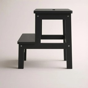 Bambusowy taboret ze schodkiem KROK, wys. 46 cm